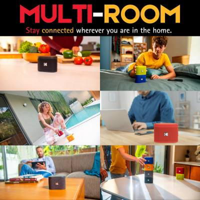 Φορητά Bluetooth Ηχεία 5 W με Πατενταρισμένη Τεχνολογία "Magnetic Connect 2 τμχ