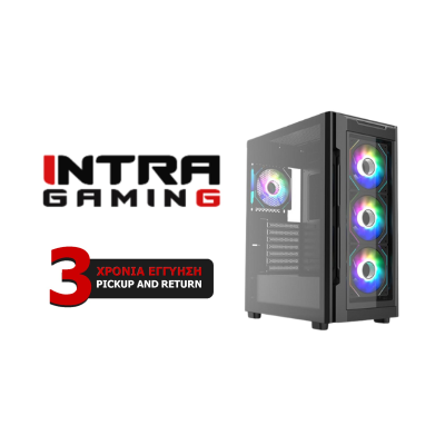 INTRA PC AMD GAMING FREE, AMD RYZEN 7 5700X, 16GB DDR4 3200MHz, NVIDIA VGA RTX 5060 8GB, 1TB SSD M.2 NVMe, LAN GB, MIDI TOWER, 6
