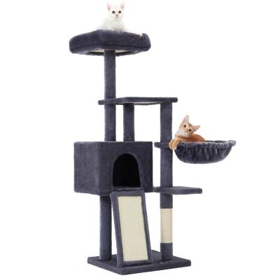 Feandrea Cat Tower, Height 135 cm, up to 3 cats (PCT132G01) (FEAPCT132G01)