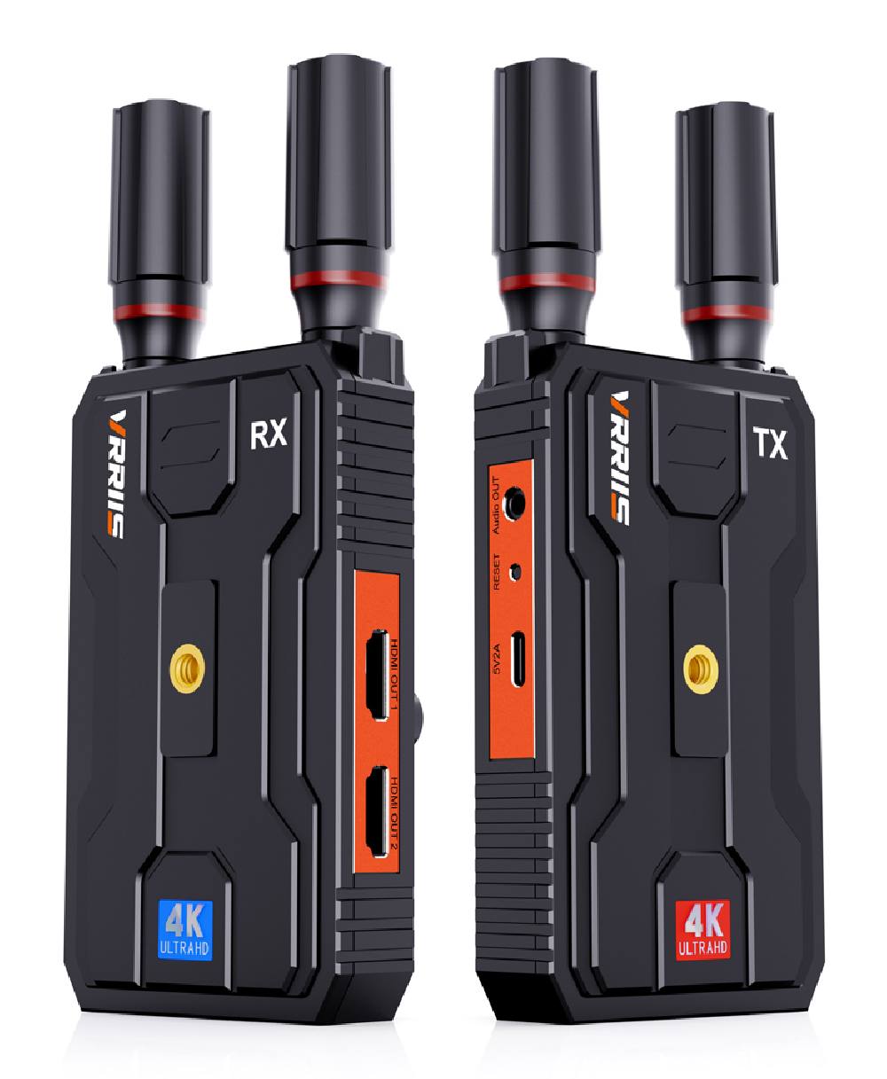 VRRIIS HDMI σύστημα ασύρματης μετάδοσης βίντεο WL097 Pro, 4K, 2.4/5GHz, έως 400m