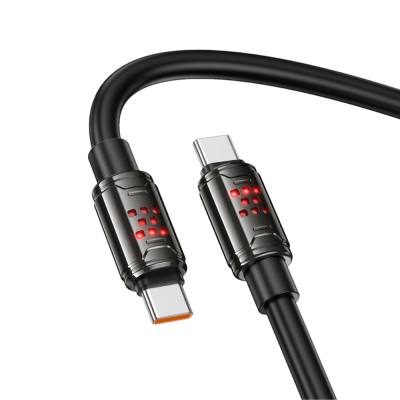 Καλώδιο Hoco U143 Joy USB-C σε USB-C 240W PD3.1 Fast Charging 5A Μαύρο 1.2m
