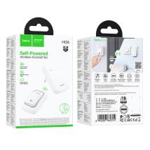 Κουδούνι Πόρτας Hoco HI26 με Ακτίνα 20m και 38 Επιλογές Ήχου Λευκό