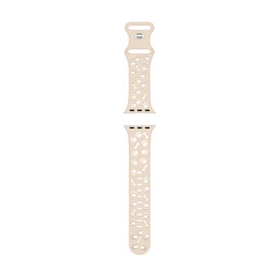 Watchband Hoco WA38 Time Series 44/45/46/49mm Silicon Strap για Apple Watch series 1/2/3/4/5/6/7/8/9/se/ultra1/ultra2 Μπεζ