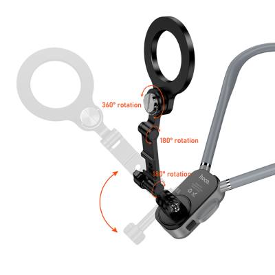 Βάση Στήριξης Λαιμού για Κινητά Hoco K31 Campo Συμβατή με iPhone 12 και πάνω και με Συγκεκριμένες Μαγνητικές Action Cameras