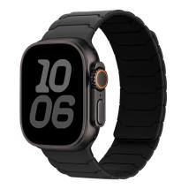 Watchband Hoco WA39 Flex Series 44/45/46/49mm Silicon Strap για Apple Watch series 1/2/3/4/5/6/7/8/9/se/ultra1/ultra2 Μαύρο