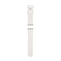 Watchband Hoco WA38 Time Series 44/45/46/49mm Silicon Strap για Apple Watch series 1/2/3/4/5/6/7/8/9/se/ultra1/ultra2 Λευκό