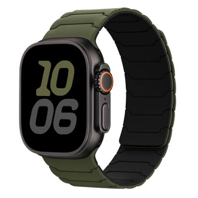 Watchband Hoco WA39 Flex Series 44/45/46/49mm Silicon Strap για Apple Watch series 1/2/3/4/5/6/7/8/9/se/ultra1/ultra2 Χακί με Μα