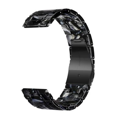 Watchband Hoco WH19 Elegant Series Πλατικό Μπρασελέ για Samsung Huawei Xiaomi Vivo OPPO κα 22mm Universal Μαύρο