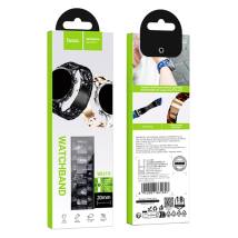 Watchband Hoco WH19 Elegant Series Πλατικό Μπρασελέ για Samsung Huawei Xiaomi Vivo OPPO κα 20mm Universal Μαύρο