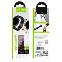 Watchband Hoco WH19 Elegant Series Πλατικό Μπρασελέ για Samsung Huawei Xiaomi Vivo OPPO κα 22mm Universal Ταρταρούγα