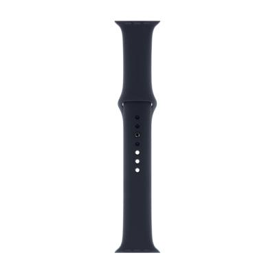 Watchband Hoco WA37 44/45/46/49mm Fluorine Rubber για Apple Watch series 1/2/3/4/5/6/7/8/9/se/ultra1/ultra2 Μαύρο