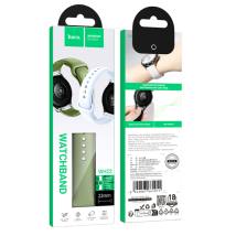 Watchband Hoco WH22 Silicon για Samsung Huawei Xiaomi Vivo OPPO κα 22mm Universal Πράσινο