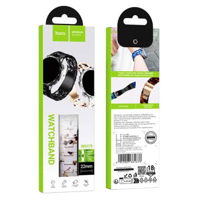 Watchband Hoco WH19 Elegant Series Πλατικό Μπρασελέ για Samsung Huawei Xiaomi Vivo OPPO κα 22mm Universal Nougat