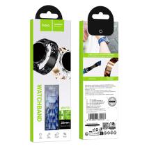 Watchband Hoco WH19 Elegant Series Πλατικό Μπρασελέ για Samsung Huawei Xiaomi Vivo OPPO κα 20mm Universal Μπλε