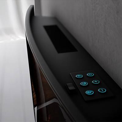 Ηλεκτρικό Τζάκι Επιτοίχιο 2000W