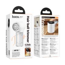 Επαναφορτιζόμενη Μηχανή Αφαίρεσης Χνουδιών Hoco HP70 800mAh με 6 Λεπίδες 7800 Rpm 3 Επιλογές Ταχύτητας και LED Οθόνη Ενδείξεων Λ