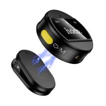 Σετ Μικρόφωνα Πέτου Hoco L22 Bright Μαγνητικό με Αμφίδρομο Μικρόφωνο 80mAh 6hr Χρήσης και Θήκη Φόρτισης Μαύρο