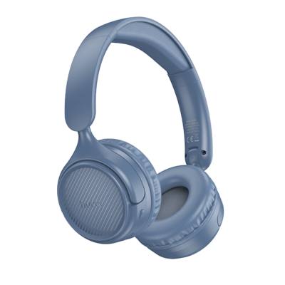 Wireless Ακουστικά Stereo Hoco Hoco W66 Wave v5.4 300mAh 32hr Χρήσης με Μικρόφωνο Μπλε