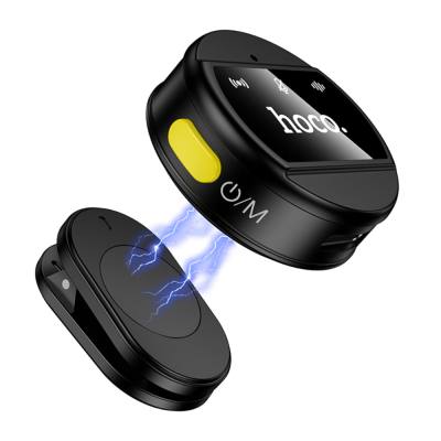 Μικρόφωνο Πέτου Hoco L21 Charm Μαγνητικό 800mAh 80min Χρήσης Type-C  Μαύρο