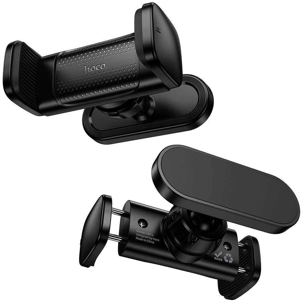 Επιτραπέζια Μαγνητική Mini Βάση Στήριξης Hoco HD12 για Συσκευές 4.5" - 7" (55-88mm) Κατάλληλη για όλες τις Επίπεδες Μεταλλικές Ε