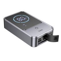 Power Bank Hoco QS7 Source 10000mAh PD18W QC με 2xUSB-A 1xUSB-C LED Ένδειξη Μπαταρίας και Προσάρτημα Εκκίνησης Αυτοκινήτου 800A 