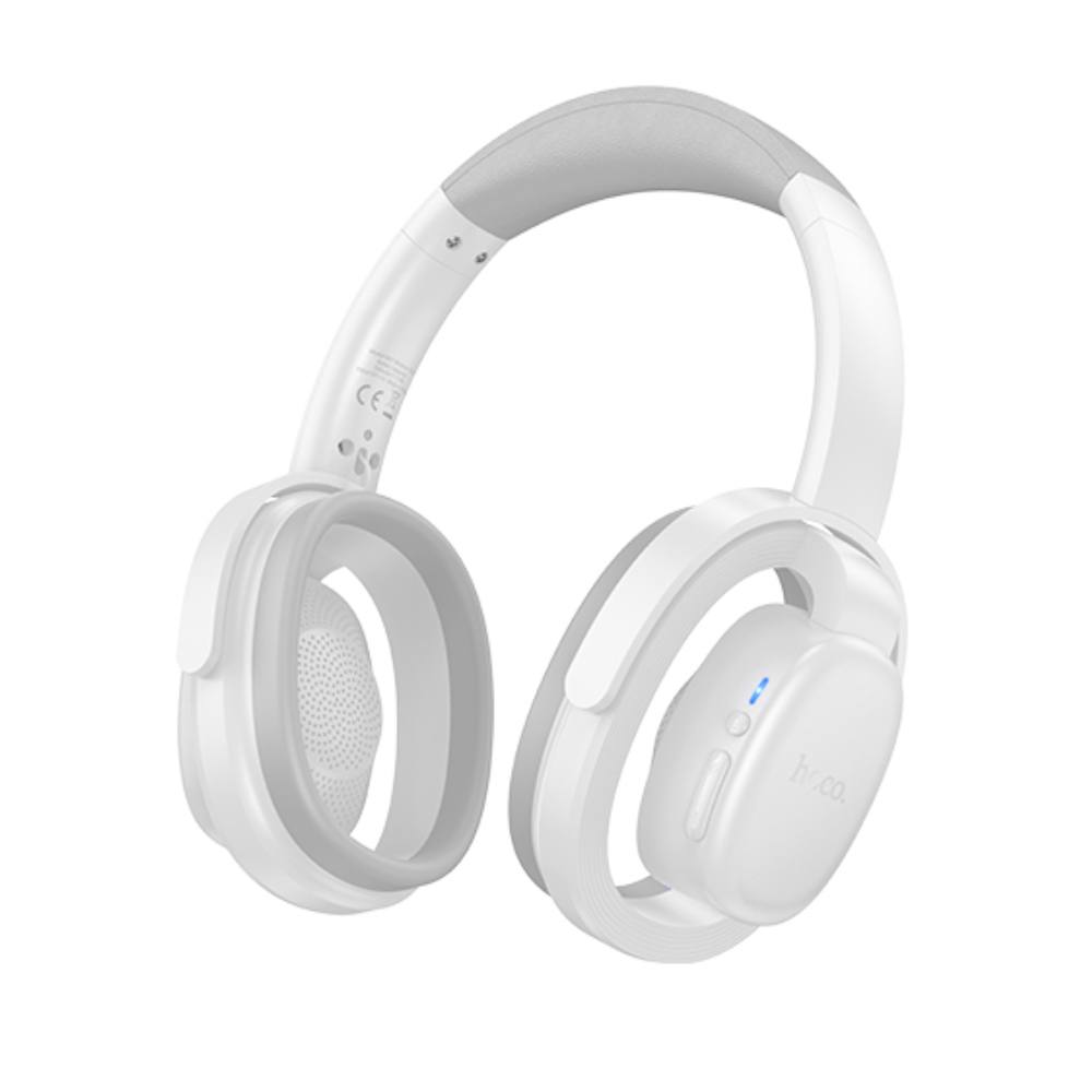 Wireless Ακουστικά Stereo Hoco Hoco W67 Rhyme Open Ear v5.4 300mAh 32hr Χρήσης με Μικρόφωνο Λευκά Γκρι
