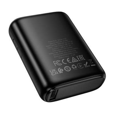 Power Bank Hoco J158 Runner 5000mAh 5V/2A με 1xUSB-A 1xUSB-C 1xMicro USB και LED Ένδειξη Μπαταρίας Μαύρο