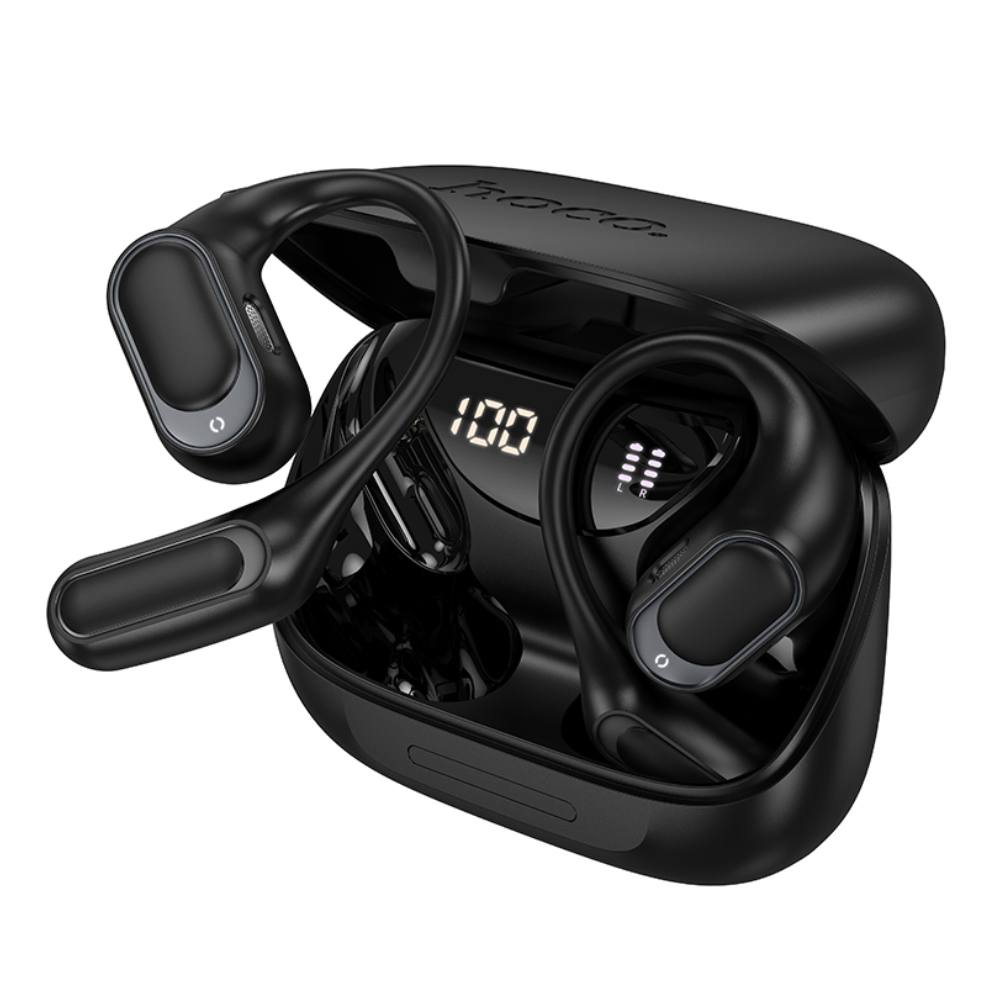 Wireless Hands Free Hoco EA11 Honey TWS v5.4 500mAh 8h Ώρες Λειτουργίας Μαύρα