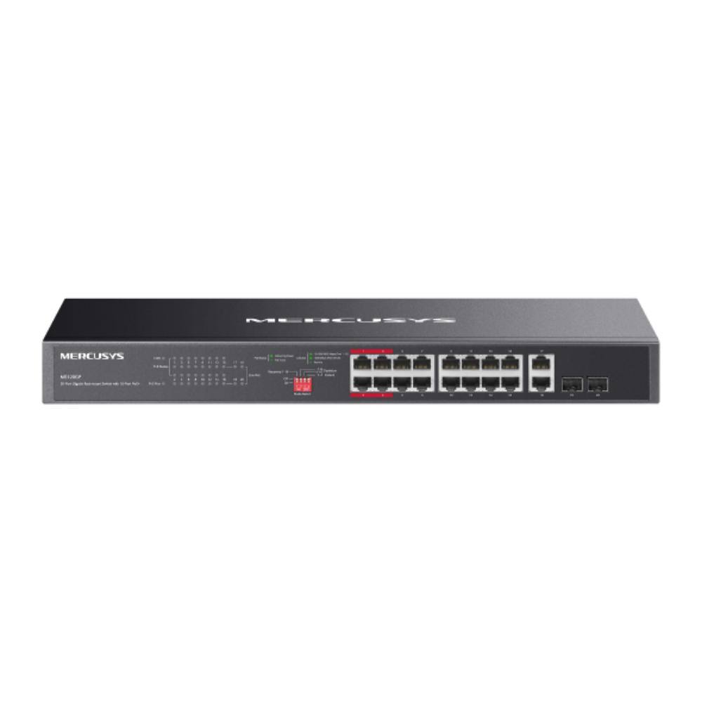 Mercusys 20-Port Gigabit Rackmount Switch with 16-Port PoE+ (MS120GP) (MERMS120GP)