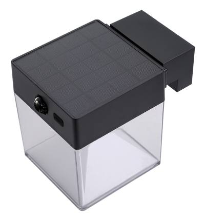 POWERTECH LED ηλιακό φωτιστικό PT-1519 με αισθητήρα κίνησης, 4W, 2000mAh, μαύρο