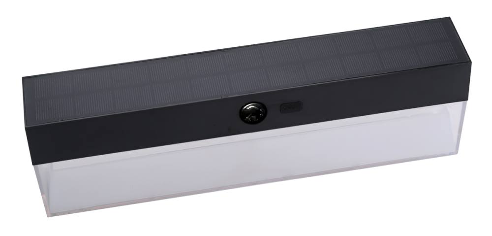 POWERTECH LED ηλιακό φωτιστικό PT-1521 με αισθητήρα κίνησης, 4W, 2000mAh, μαύρο