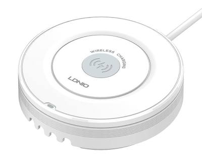 LDNIO σταθμός φόρτισης AW003, USB-C/3x USB/wireless, 32W, PD/QC, λευκός