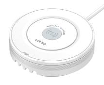 LDNIO σταθμός φόρτισης AW003, USB-C/3x USB/wireless, 32W, PD/QC, λευκός