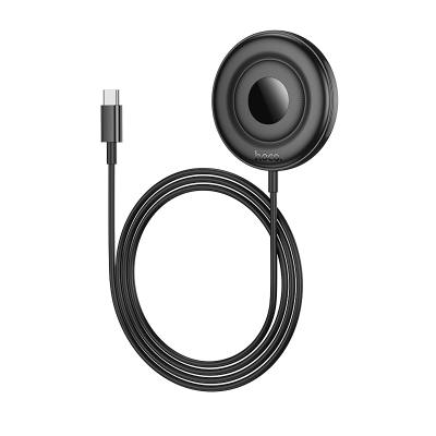 Ασύρματος Φορτιστής Hoco CW61 Phantom 15W με Ψηφιακή Ένδειξη Φόρτισης 1m Μαύρος