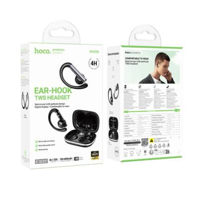 Wireless Hands Free Hoco EW206 Mist TWS v6.0 400mAh 4  Ώρες Ομιλίας Τεχνολογία True Bass και Θήκη Φόρτισης με LED Ένδειξη Μπαταρ
