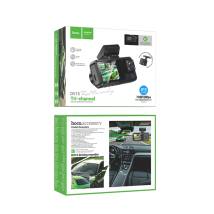 Καταγραφική Κάμερα Αυτοκινήτου Hoco DV15 720p HD 150mAh Wifi Ultra Wide Γωνία Λήψης 140° 2" Οθόνη και Οπίσθια Κάμερα 480p Υποστη