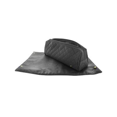 2 Σε 1 Αναδιπλούμενο Νεσεσέρ Και Αντιθερμική Βάση 34 x 13 cm Μαύρο