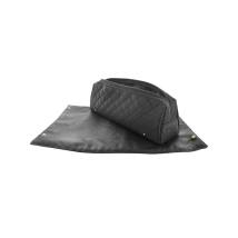 2 Σε 1 Αναδιπλούμενο Νεσεσέρ Και Αντιθερμική Βάση 34 x 13 cm Μαύρο