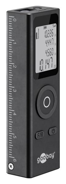 GOOBAY laser μετρητής απόστασης 77834, επαναφορτιζόμενος, έως 30m