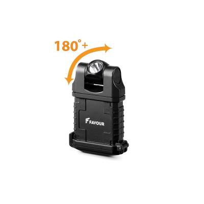 Επαναφορτιζόμενος Φακός Led Αδιάβροχος IPX6 Με Μέγιστη Φωτεινότητα 180 lm & Μαγνητικό Κλιπ