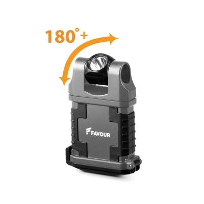 Φακός Μπαταρίας Led Αδιάβροχος IP64 Με Μέγιστη Φωτεινότητα 160 lm & Μαγνητικό Κλιπ