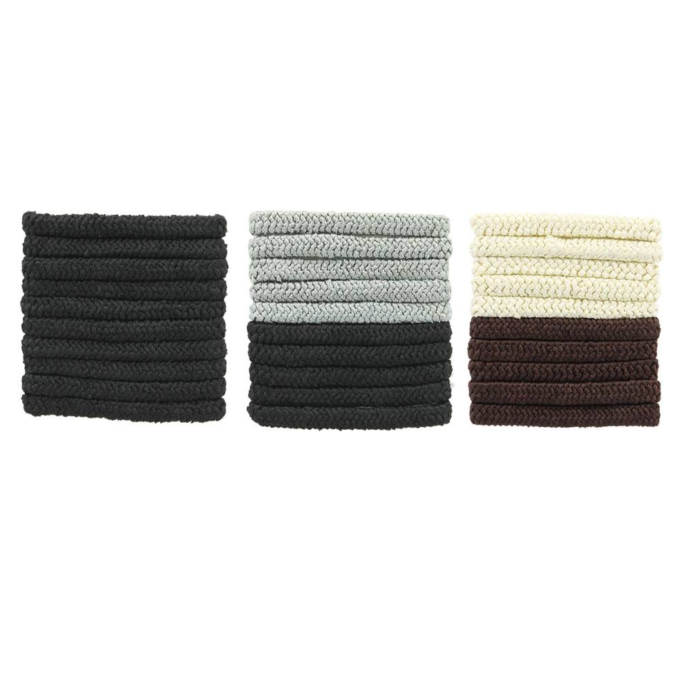 Χοντρά Λαστιχάκια Μαλλιών Πολύχρωμα 10 Τμχ