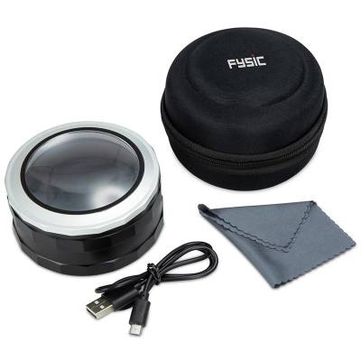 Μεγεθυντικός Φακός Χειρός Με Φως Led