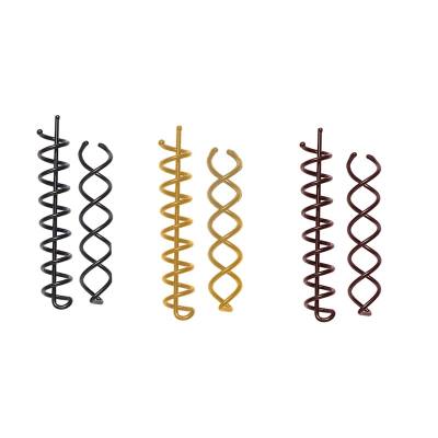 Φουρκέτες Μαλλιών Πολύχρωμες 2 Τμχ