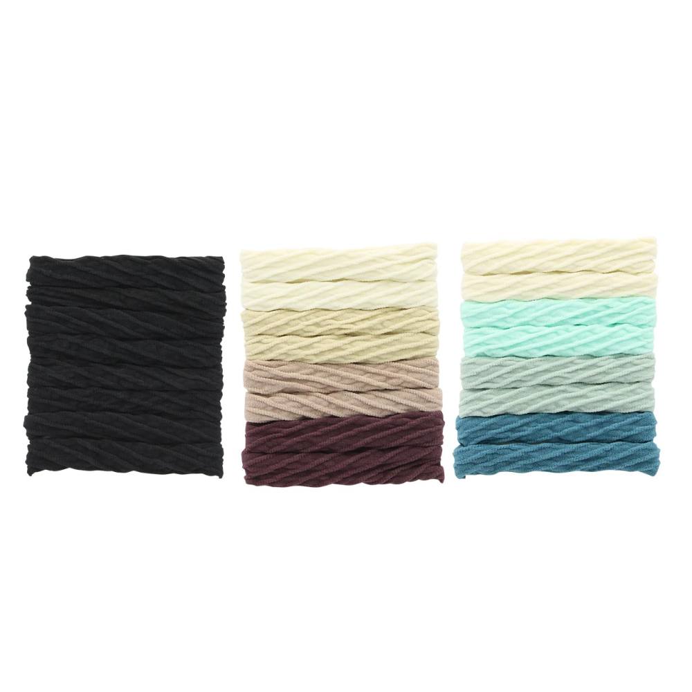 Χοντρά Λαστιχάκια Μαλλιών Πολύχρωμα 8 Τμχ