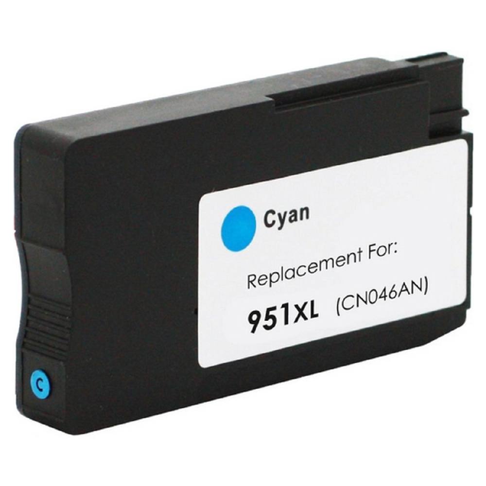 Μελάνι HP Συμβατό 951XL Σελίδες:1500 Cyan για Officejet PRO 251dw , 276dw MFP, 8100, 8600, 8610, 8620, 8630 e