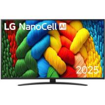 LG Smart TV 65NANO81A3A 4K UHD LED NanoCell AI HDR 2025 65" (65NANO81A3A) (LG65NANO81A3A)