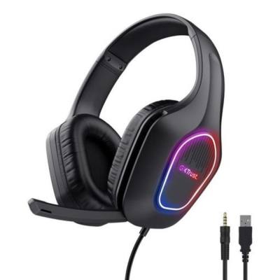 Trust GXT416 Zirox Led Headset Black (25331) (TRS25331)
