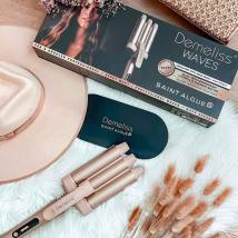 Επαγγελματικό Ψηφιακό Τριπλό Ψαλίδι Μαλλιών Για Μπούκλες 2. 8 cm Με Κεραμική Πλάκα 210˚C