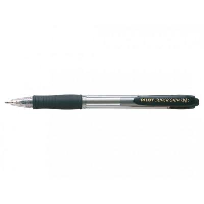 Pilot Στυλό Super Grip Medium 1.0mm  Μαύρο (MPGP-10R-MB) (PILMPGP-10R-MB)